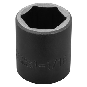 Stanley SAE Impact Sockets 1/2 in Standard 6 Point 1-1/16 in