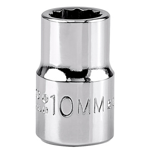 Stanley Metric Sockets 3/8 in 12 Point 10 mm