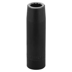Stanley SAE Impact Sockets 1/2 in Deep 12 Point 1/2 in