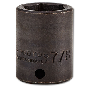 Stanley SAE Impact Sockets 1/2 in Standard 6 Point 7/8 in