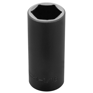 Stanley SAE Impact Sockets 1/2 in Deep 6 Point 1-1/16 in