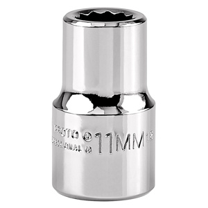Stanley Metric Sockets 1/2 in 12 Point 11 mm