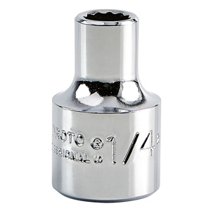 Stanley SAE Sockets 3/8 in Standard 12 Point 1/4 in