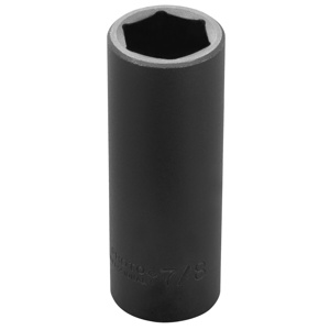 Stanley SAE Impact Sockets 1/2 in Deep 6 Point 7/8 in