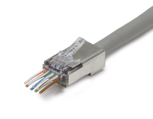 NSI Industries 105027 EZ-RJ45 Series Cat 6 Shielded Crimp Plugs Cat6 RJ45
