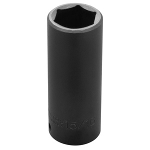 Stanley SAE Impact Sockets 1/2 in Deep 6 Point 15/16 in