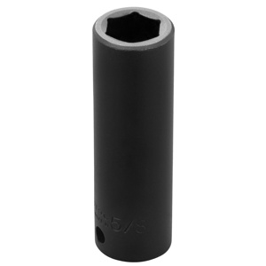 Stanley SAE Impact Sockets 1/2 in Deep 6 Point 5/8 in
