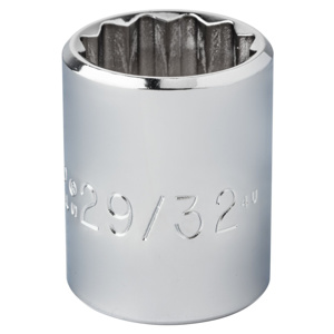 Stanley SAE Sockets 1/2 in Standard 12 Point 29/32 in