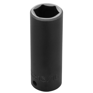 Stanley SAE Impact Sockets 1/2 in Deep 6 Point 13/16 in