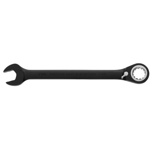 Stanley Black Chrome Combination Reversible Ratcheting Wrenches Black Chrome