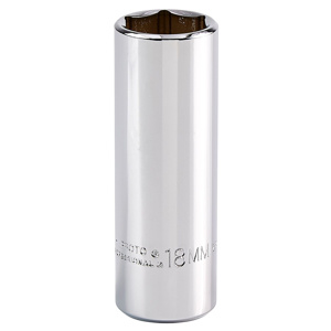 Stanley Metric Sockets 3/8 in Deep 6 Point 18 mm