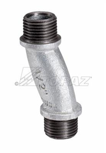 Southwire Topaz Rigid / IMC Threaded Offset Nipples 1 in Malleable Iron