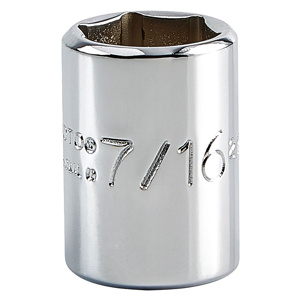 Stanley SAE Sockets 1/4 in Standard 6 Point 7/16 in