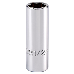 Stanley SAE Sockets 3/8 in Deep 6 Point 1/2 in Stanley SAE Sockets 3/8 in Deep 6 Point 1/2 in