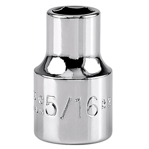 Stanley SAE Sockets 3/8 in 6 Point 5/16 in