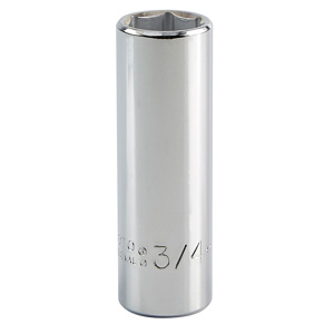 Stanley SAE Sockets 1/2 in Deep 6 Point 3/4 in