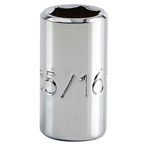 Stanley SAE Sockets 1/4 in Standard 6 Point 5/16 in