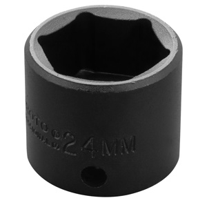 Stanley Metric Impact Sockets 3/8 in Standard 6 Point 24 mm