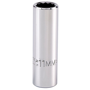 Stanley Metric Sockets 3/8 in Deep 12 Point 11 mm