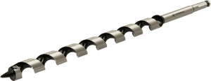 Emerson Greenlee Screw Point Auger Drill Bits 13/16 x 18 in Quick-change Hex Shank 7/16 in
