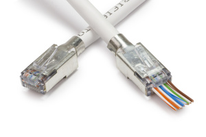 NSI Industries 100023 EZ-RJ45® Series Cat6 Connectors Cat5e RJ45 24 - 23 AWG