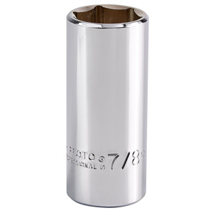 Stanley SAE Sockets 3/8 in Deep 6 Point 7/8 in