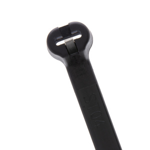 NSI Industries Cable Ties Locking 14 in Black 100 per Pack