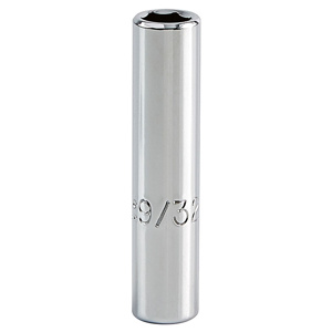 Stanley SAE Sockets 1/4 in Deep 6 Point 9/32 in
