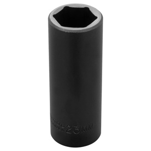 Stanley Metric Impact Sockets 1/2 in Deep 6 Point 23 mm