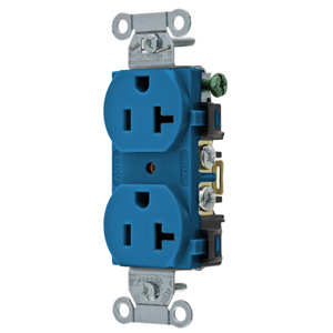 Hubbell Wiring Straight Blade Duplex Receptacles