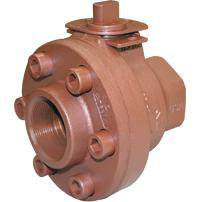 Balon F Series Threaded End Floating Ball Valves 2 x 2 x 2 in 2000 PSI Full Port Operator Not Included