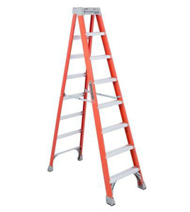 Louisville Ladder FS15 Series Step Ladders 8 ft 300 lb Fiberglass