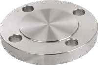 Stainless Steel 316L Blind Raised Face Flanges 6 in 150 lb Import Blind