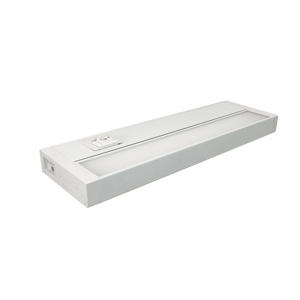 Nora Lighting NUDTW-88/23345 CCT and Output Selectable Edge-lit Undercabinet Lights LED 18 in White