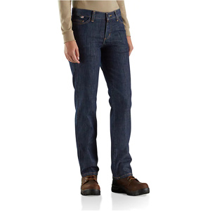 Carhartt FR Rugged <em class="search-results-highlight">Flex</em>® Original Fit Boot Cut Jeans 16 Short Dark Blue Womens