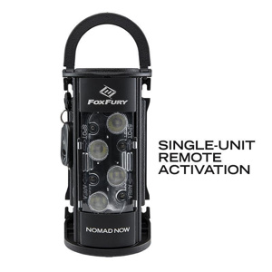 Foxfury Nomad® NOW Single Activation Scene Lights Rechargeable Battery 550 - 3,300 lm LED Black