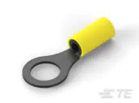 TE Connectivity PIDG Series Insulated Ring Terminals 12 - 10 AWG 3/8 in Yellow TE Connectivity PIDG Series Insulated Ring Terminals 12 - 10 AWG 3/8 in Yellow