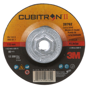 3M Cubitron™ II Type 27 Cut-off Wheels 4.50 in 5/8 in