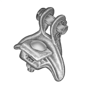 Hubbell Power Ductile Iron Angle Suspension Clamps Ductile Iron 4-3/16 in