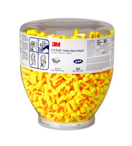 3M E-A-Rsoft™ Yellow Neon Blasts™ Earplugs Uncorded 33 Polyurethane