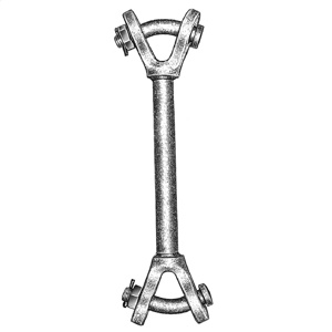 Hubbell Power Type HSYC Hot Line Socket Y-Clevises Ductile Iron