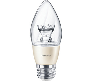 Philips LED F15 Lamps 6.5 W Medium (E26) 2700 K Dimmable 80 CRI 520 lm
