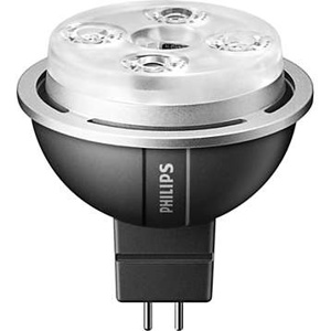 Philips MR16 LED Lamps 10 W Bi-pin (GU5.3) 2700 K 36 deg Dimmable 640 lm Flood