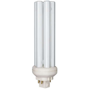 Philips Triple Twin Tube (TTT) Compact Fluorescent Lamps 42 W 4-pin (GX24q-4) 3500 K Dimmable 82 CRI 3000 lm