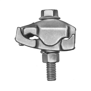 Hubbell Power LC50 Series Parallel Groove Bronze Single Center Bolts Aluminum Alloy