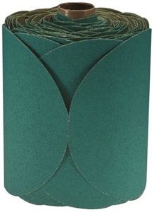 3M Paper Disc Rolls Green 5 in 80 Aluminum Oxide Stikit™ PSA