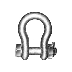 Hubbell Power Anchor Shackles Steel 7/2 in 0.8750 in