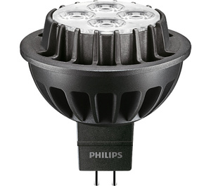 Philips MR16 LED Lamps 8.5 W Bi-pin (GU5.3) 4000 K 25 deg Dimmable 710 lm Flood