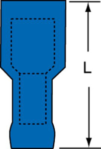 3M Female Heat Shrink Insulated Disconnects