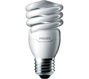Philips Twist Compact Fluorescent Lamps 13 W Medium 2700 K Non-dimmable 82 CRI 900 lm